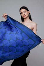 Load image into Gallery viewer, Recherché Cobalt Blue Scarf
