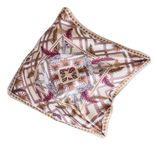 Load image into Gallery viewer, Beige Hummingbird Art Deco Scarf
